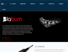 Tablet Screenshot of blabum.com